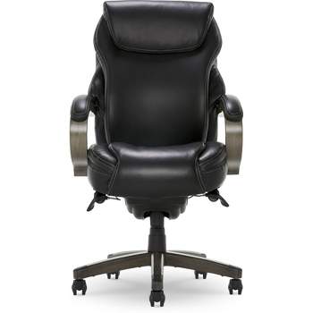 Hyland Bonded Leather & Wood Executive Office Chair - La-Z-Boy