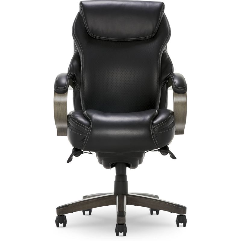 Hyland Bonded Leather & Wood Executive Office Chair - La-Z-Boy, 1 of 18