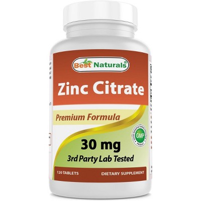 Zinc Citrate 30 mg 120 Tablets