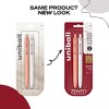 Zento uniball 2pk Gel Pen 0.7mm Medium Point Black Ink Boho Barrel: Retractable Quick Drying Rollerball Stationery - 4 of 4