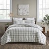 Plaid Flannel Cotton Classic Modern Farmhouse Duvet Cover Set by Blue Nile Mills - 2 of 4