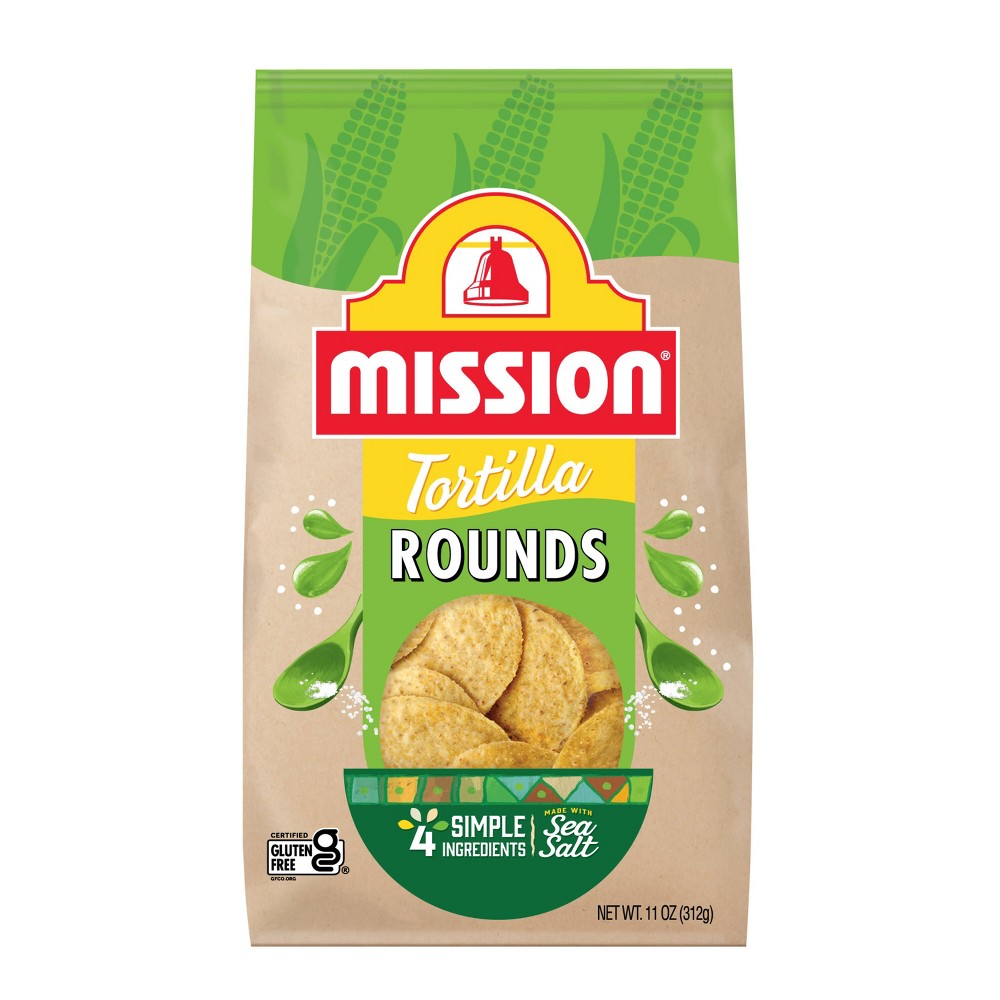 Mission Round Yellow Corn Tortilla Chips - 11oz