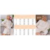 Ekouaer Fuzzy Fleece Pajamas 2 Piece Warm Soft Lounge Set Long Sleeve Sweater Top and Shorts Loungewear Outfits Sweatsuits - 3 of 3