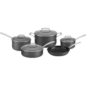 Cuisinart C67P-9 Hard Anodized 9 Piece Cookware Set - 1 of 4