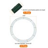 Unique Bargains Metal Wire Wreath Frame with Roll Flexible Paddle Wire for Christmas Floral Arrangements - 2 of 4