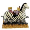 Boyds Bears 3.5 Inch Zeb The Zebra With Zoey & Zac Bearstone 1E Train Animal Figurines - 2 of 3