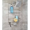 Everett Wide Shower Caddy Silver - iDESIGN - image 3 of 3