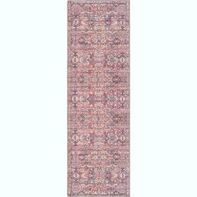 Unique Loom Nostalgia Katie Border Washable Indoor Flatweave Woven Area Rug