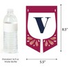 Big Dot of Happiness Vino Before Vows - Winery Bridal Shower or Bachelorette Party Bunting Banner - Party Decorations - Vino Before Vows - 3 of 4