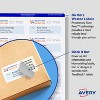Avery Printable Blank Shipping Labels, 2.5" x 4", White, 200 Labels, Laser Printer, Permanent Adhesive (5816) - 2 of 4