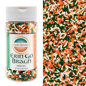 Mystic Sprinkles Erin Go Bragh St. Patrick's Day Jimmy Sprinkle Mix 3.5oz Bottle - 1 of 4