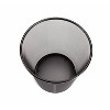 Classics 2-Pack Steel Mesh Round Trashcan Wastebasket for Trash or Recycle in The Home, Office, or Garage, 6 Gallon - 3 of 4