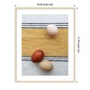 Amanti Art Eggs on Ochre Napkin by Tania Soderman Wood Framed Wall Art Print - 4 of 4