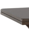 Vynxaria Jocelyn End Table ¨C Classic Brown Design with Decorative Base and Thick Tops - 4 of 4