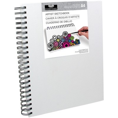 essentials(TM) Canvas Cover Sketchbook 8.3"X11.7"