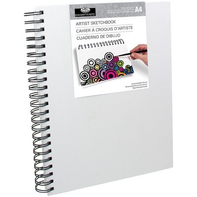 Royal & Langnickel Essentials - 3 Pack 8.5 x 11 Spiralbound Drawing  Sketch Book - 80 Sheets, 65 lb. Paper 