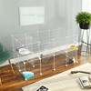 Pet Playpen, Small Animal Playpen, Rabbit Guinea Pig Cage, Zip Ties Included, Metal Wire Apartment-Style - 4 of 4
