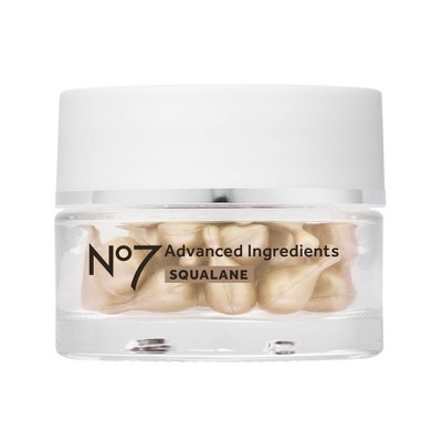 No7 Advanced Ingredients Squalane Facial Capsules - 30ct