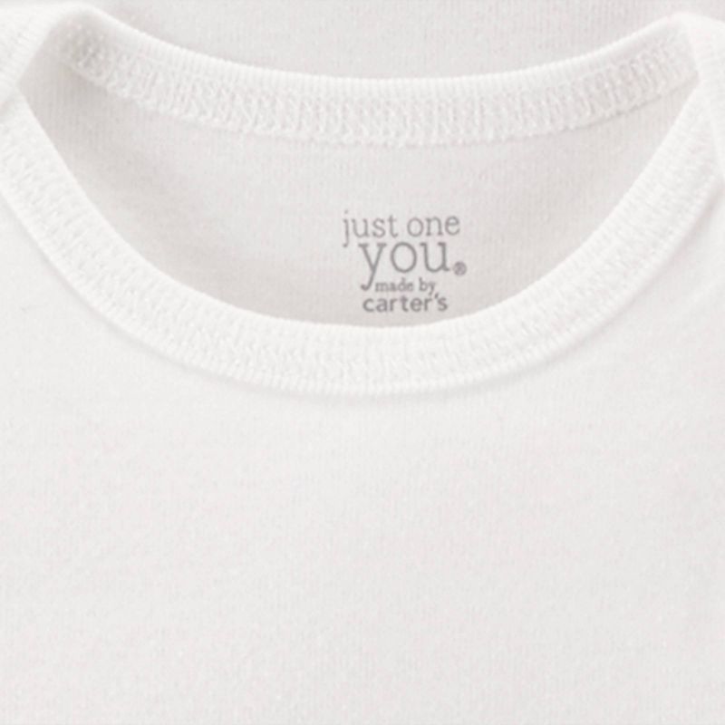 Carter's Just One You® Baby 4pk Gallery Short Sleeve Bodysuit - White, 4 of 8