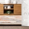 Nuloom Mona Abstract Pet Friendly Machine Washable Area Rug, 5' 3" x 7' 6", Rust - 3 of 4