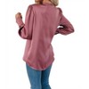 Women's Where Do We Go Frill Sleeve French Blouse - Stay Warm In Style - 2 of 3