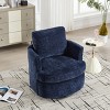 Lyngins Modern Upholstered Single Sofa Swivel Chair with Pillows/Cushion,Accent Chair for Living Room,Bedroom,Office - 2 of 4
