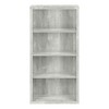 PAGED Modern Industrial Style Bookshelf 4-Shelf Bookcase with Large Storage Area for Living Room, Study Room - 2 of 4