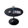 Tulip Table, Mid-century Dining Table, For 4-6 People, With Round Tabletop, Pedestal Dining Table, Modern Leisure Coffee Table - 2 of 4