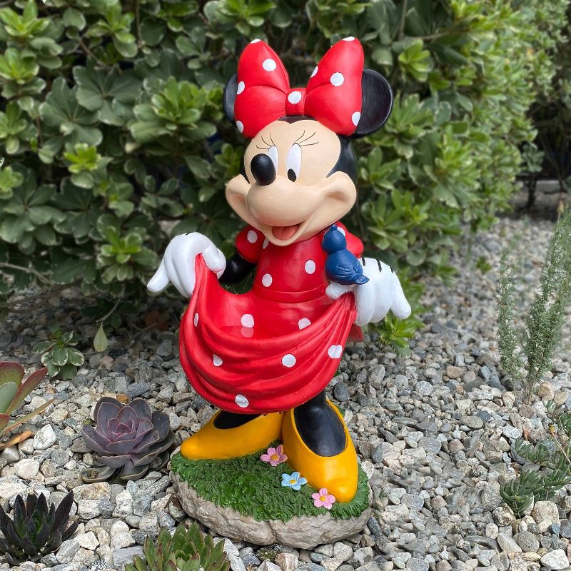 Disney 22&#34; Minnie Mouse Birdbath Resin/Stone Statue, 5 of 6