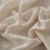 HLC.ME Abbey Faux Linen Sheer Thick Half Short Grommet Curtain Valance Small Windows, Kitchen and Bathroom - 4 of 4