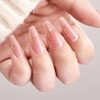 BTArtboxnails Gilded French Coffin Nails - Press On Nails - 3 of 4