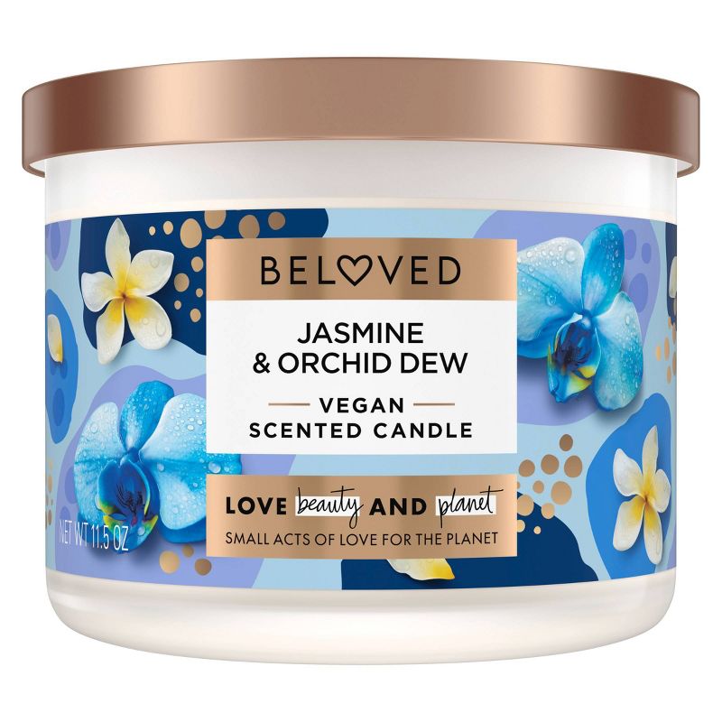 Beloved Jasmine &#38; Orchid Dew 2-Wick Candle - 11.5oz, 3 of 9