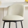 Spruce&Spring Swivel Counter Bar Stool Set 26 in Barstools with Metal Frame - 4 of 4