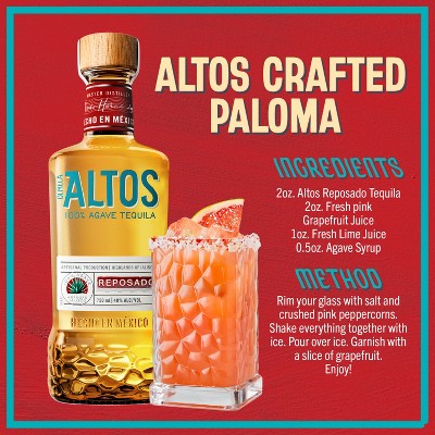 Altos Reposado Tequila - 750ml Bottle