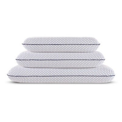 Standard White Gel Memory Foam Pillow with Soft Cover