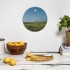 Hannah Kemp Grassy Field Cutting Board - Round - 3 of 3
