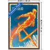 Trends International Marvel Fantastic Four: First Steps (2025) - The Human Torch Framed Wall Poster Prints - 3 of 4