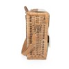 Picnic Time Corsica Grande Wine and Cheese Basket Backpack Beige Canvas - 3 of 4