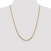 Black Bow Jewelry 2.9mm 10k Yellow Gold Flat Beveled Curb Chain Necklace - 2 of 4