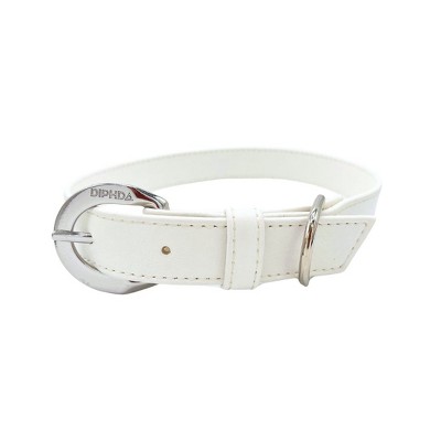 DIPHDA™ Luxury Pet Collar Charm Set – Durable Eco-friendly Vegan Cactus Leather Dog Collar & Cat Collar w/ White Howlite Crystal Charm