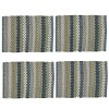 Park Designs Blue Dew Drop Chindi Placemat Set of 4 - 4 of 4