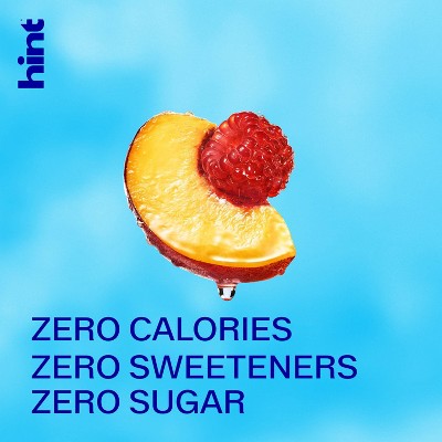 hint Peach Raspberry Flavoured Still Water - 12 fl oz Can