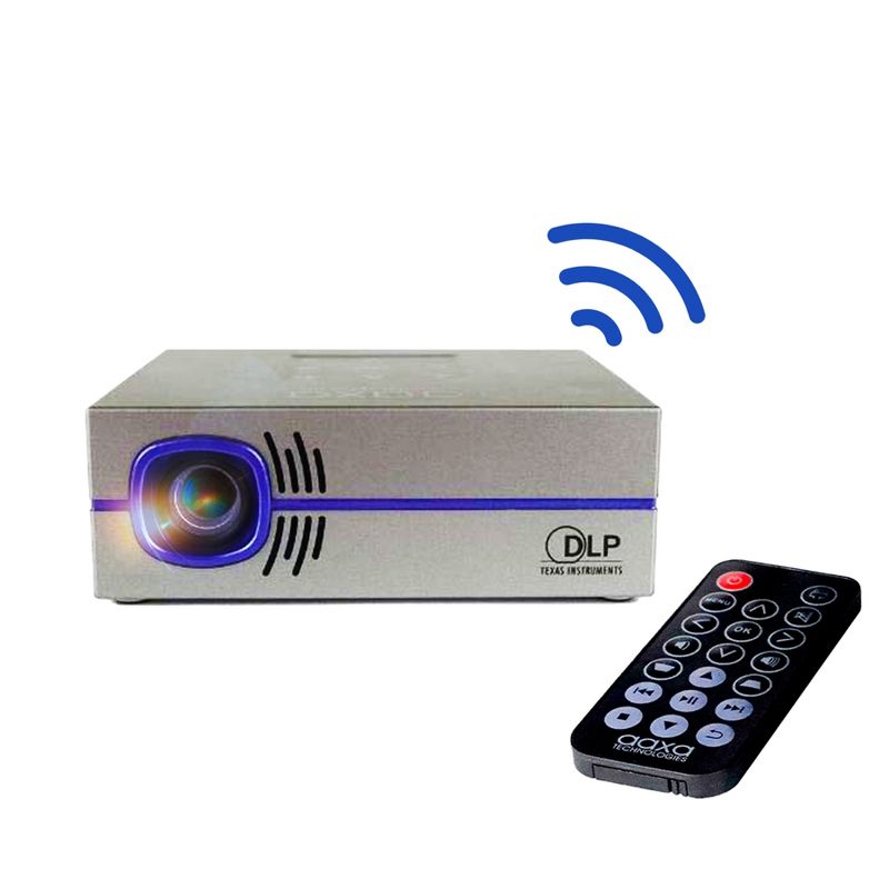 AAXA P8 Smart Mini DLP Projector with Streaming Apps and Wireless Mirroring - Gray (KP-202-00), 1 of 6