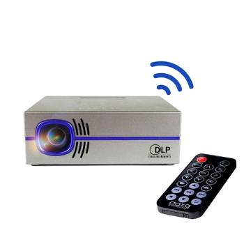 AAXA P8 Smart Mini DLP Projector with Streaming Apps and Wireless Mirroring - Gray (KP-202-00)
