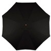 Northlight 8.5ft Outdoor Patio Market Umbrella with Wooden Pole, Black - 3 of 4