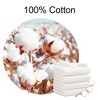 PiccoCasa Bathroom Kitchen Soft 100% Combed Cotton Highly Absorbent Hand Towel Set - 3 of 4