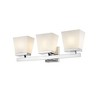 Astor 3-Bulb Glass Vanity Light Fixture - Modern Design for Bathroom, Dimmable, Damp Rated - 2 of 4
