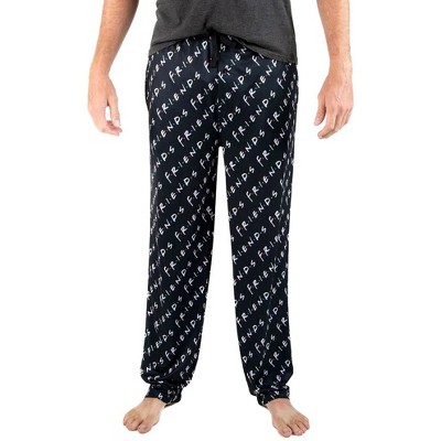 Friends Men's All-over-print Aop Logo Sleep Lounge Pajama Pants : Target