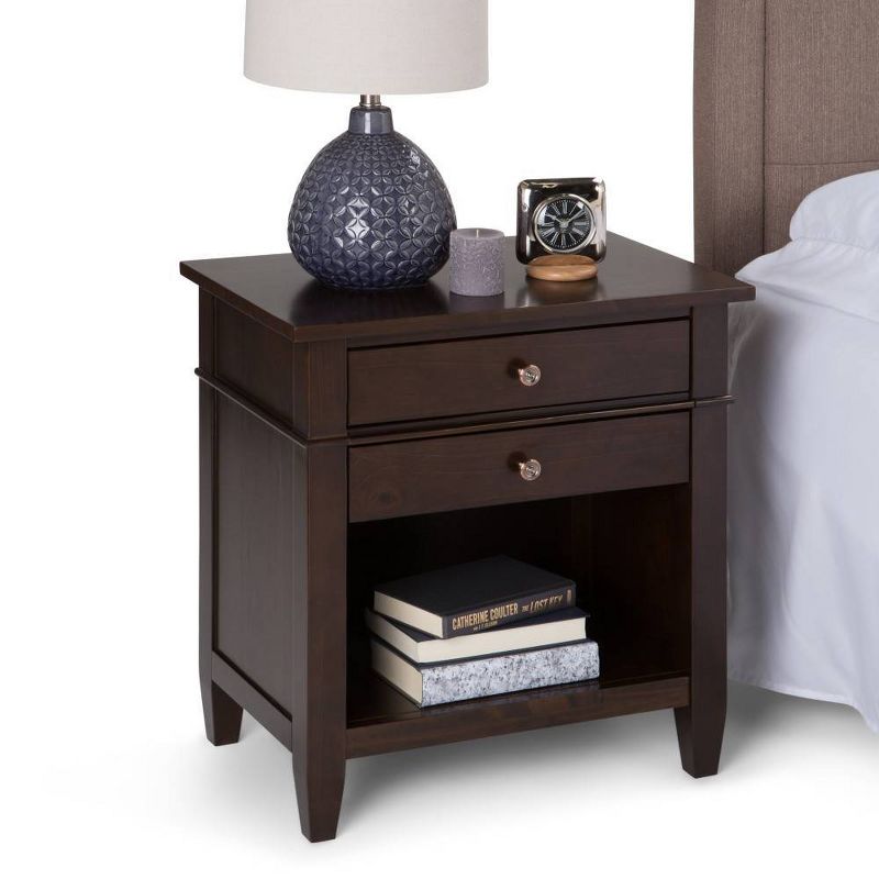 24" Sterling Solid Wood Nightstand - WyndenHall, 3 of 13