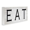 Stupell Industries EAT Farmhouse Kitchen Sign Soft Distressed Pattern, 10" x 24" - 3 of 4